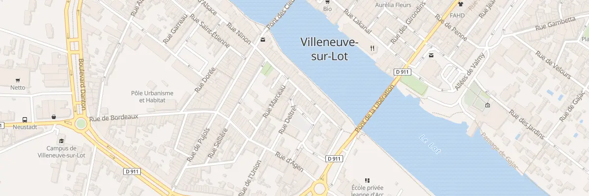 Plan du 26 Rue Lamourière à Villeneuve-sur-Lot