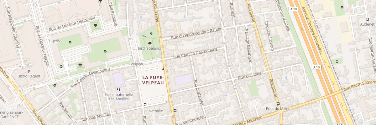 Plan du 3 Rue Deslandes à Tours