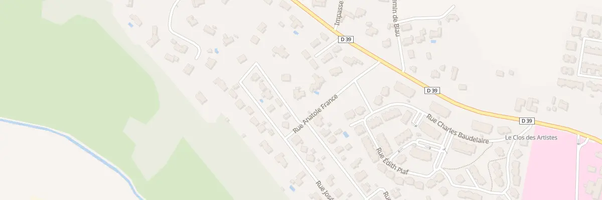 Plan du 3 Rue Anatole France à Saint-Gaudens