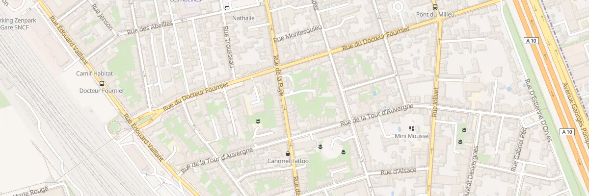 Plan du 162 Rue de la Fuye à Tours