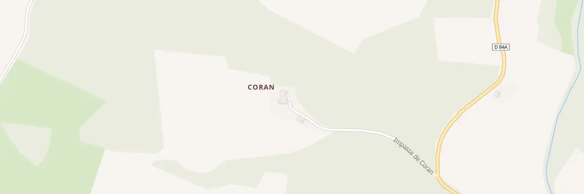 Plan du 41 Coran à Péguilhan