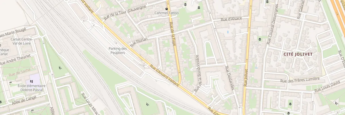 Plan du 183 Rue de la Fuye à Tours