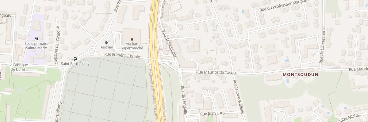 Plan du 2 Rue Maurice de Tastes à Tours
