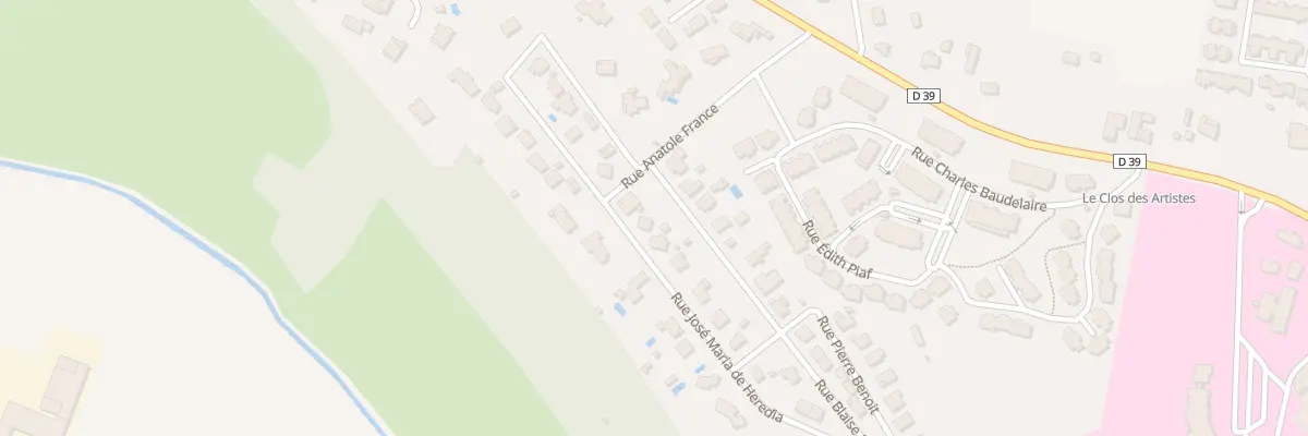 Plan du 14 Rue José Maria de Heredia à Saint-Gaudens