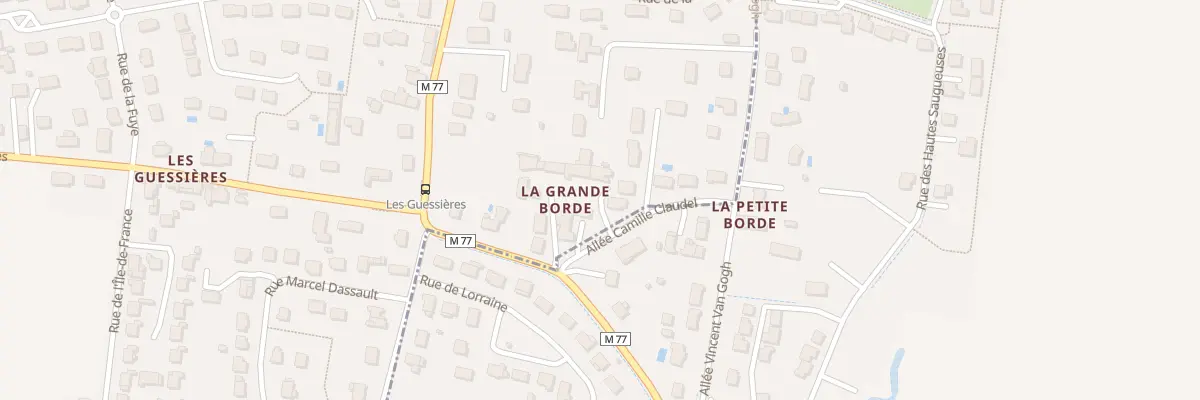 Plan du 3 All Camille Claudel à Chanceaux-sur-Choisille