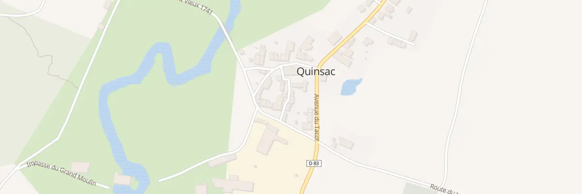 Plan du 54 Pas de l’Église à Quinsac