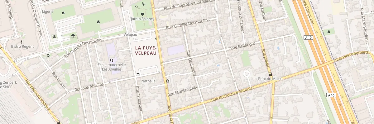 Plan du 15 Rue Deslandes à Tours