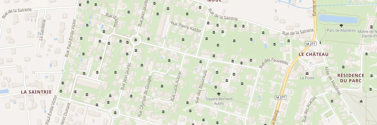 Plan du 2 Rue Lucie Aubrac à Notre-Dame-d’Oé