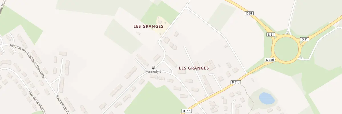 Plan du 45 Av du Pdt Kennedy à Descartes