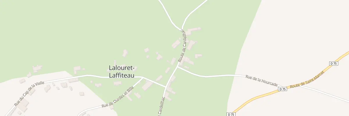 Plan du 289 Rte de Cardeilhac à Lalouret-Laffiteau