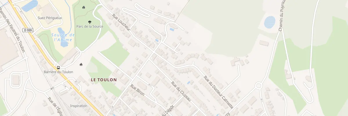 Plan du 48 Rue du Docteur Calmette à Périgueux