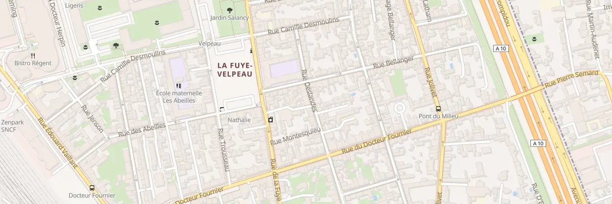 Plan du 21 Rue Deslandes à Tours