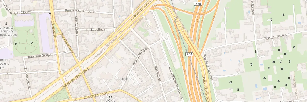 Plan du 16B Rue Jolivet à Tours