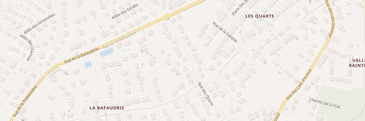 Plan du 13 Rue des Quarts à Montbazon