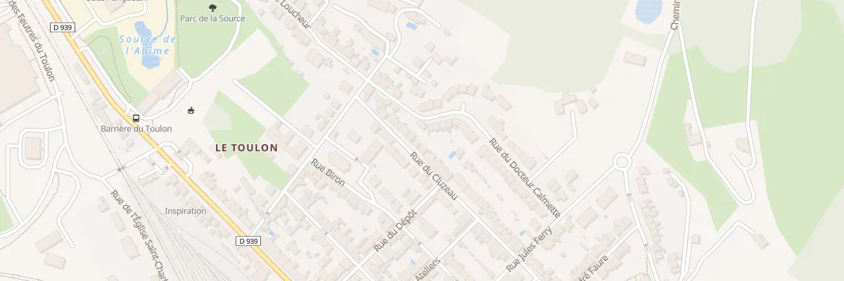 Plan du 98 Rue du Cluzeau à Périgueux