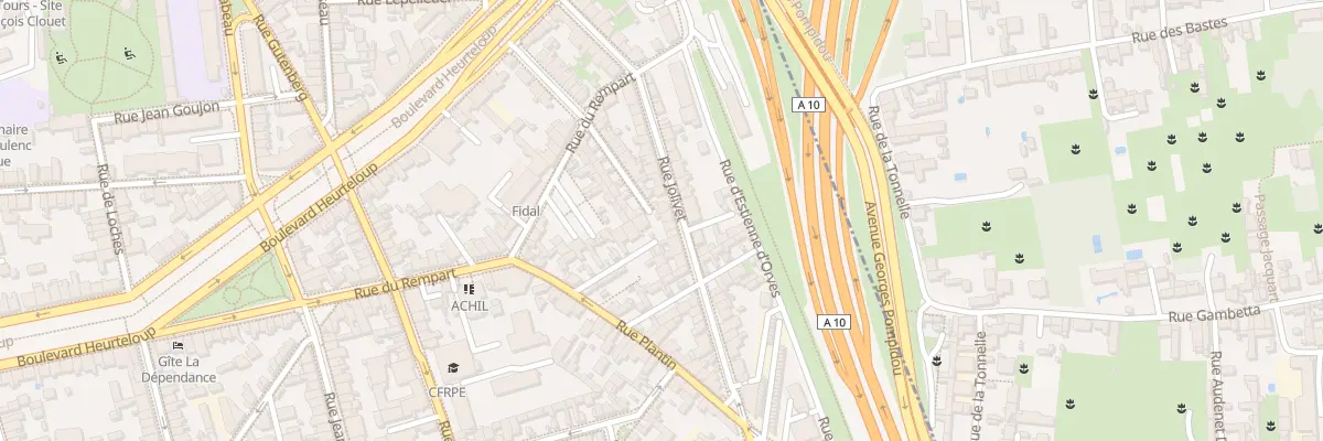 Plan du 41 Rue Jolivet à Tours