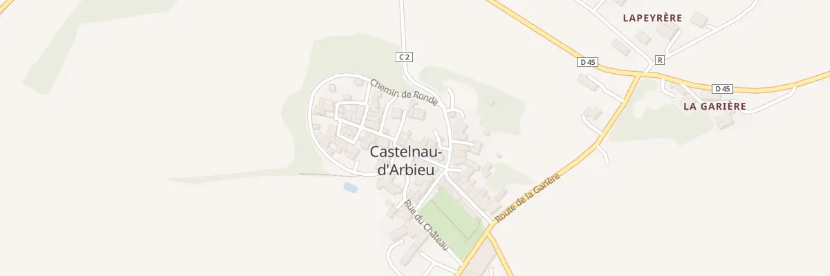 Plan du 5071 Au Village à Castelnau-d’Arbieu