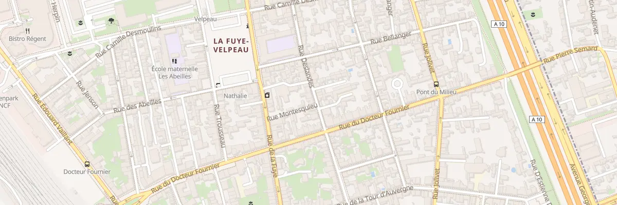 Plan du 31 Rue Deslandes à Tours