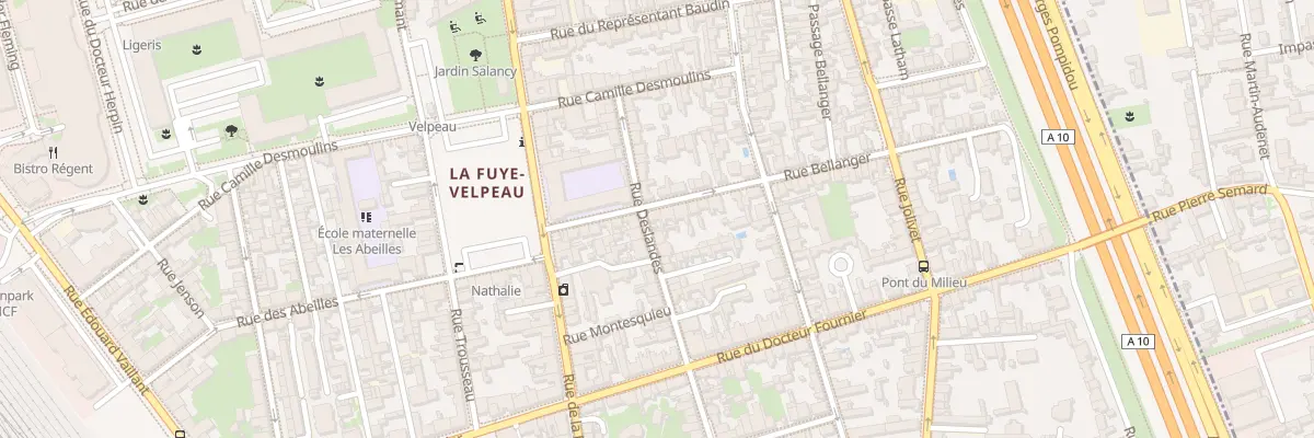 Plan du 19 Rue Bellanger à Tours