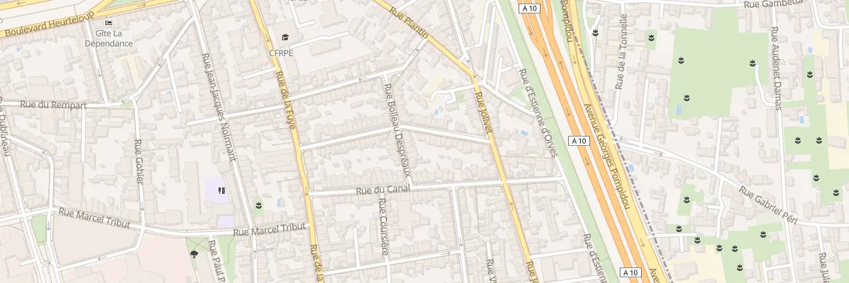 Plan du 37 Rue Jules Grévy à Tours