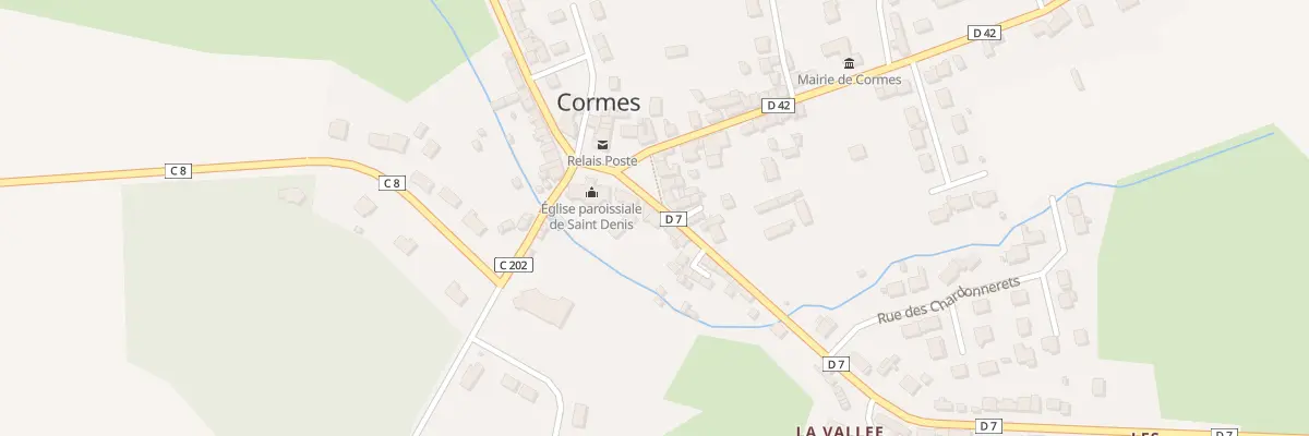 Plan du 10 Pl Saint Denis à Cormes