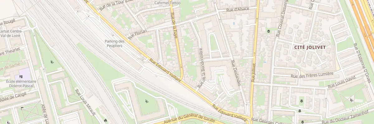 Plan du 226 Rue de la Fuye à Tours