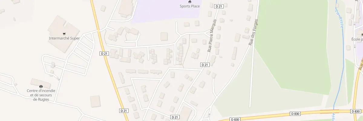 Plan du 1769 Imm les Faucheries à Rugles