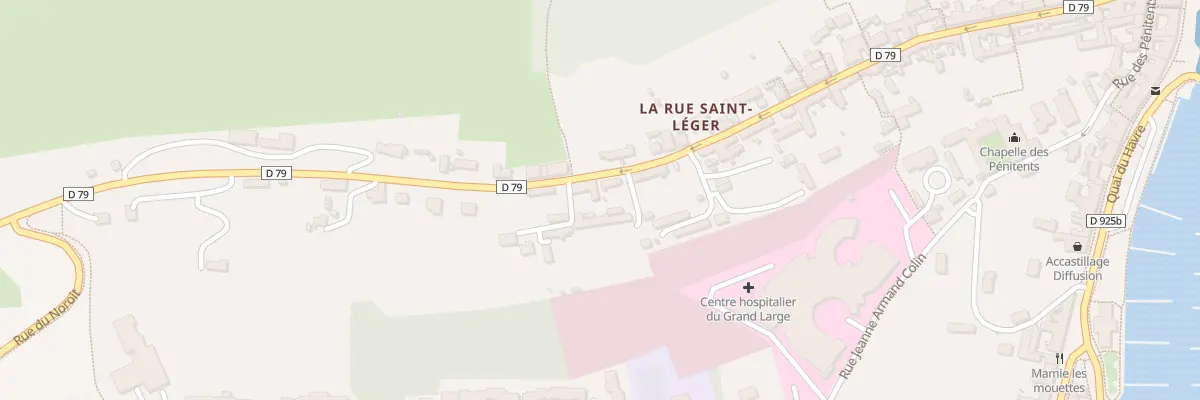 Plan du 130T Rue Saint-Léger à Saint-Valery-en-Caux