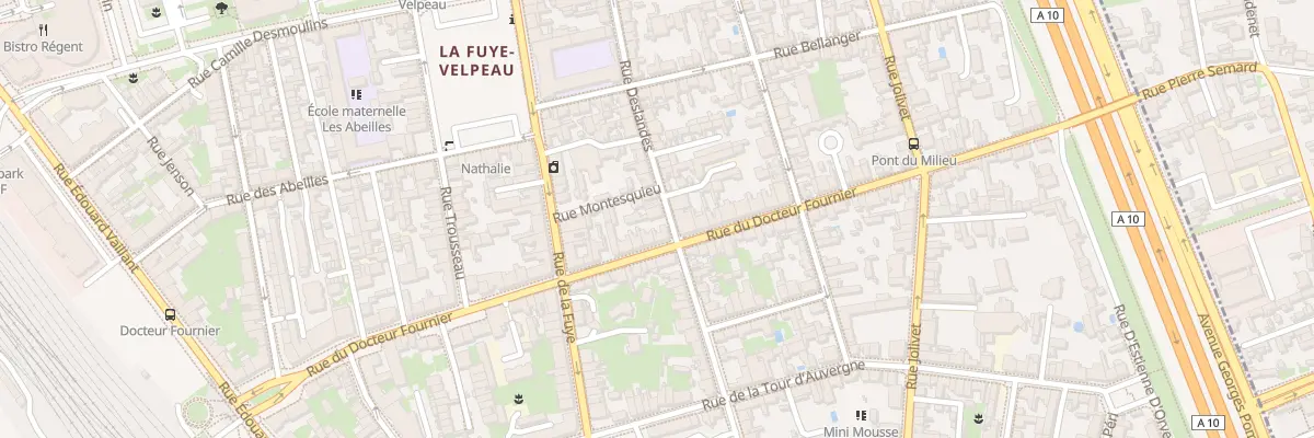 Plan du 35 Rue Deslandes à Tours