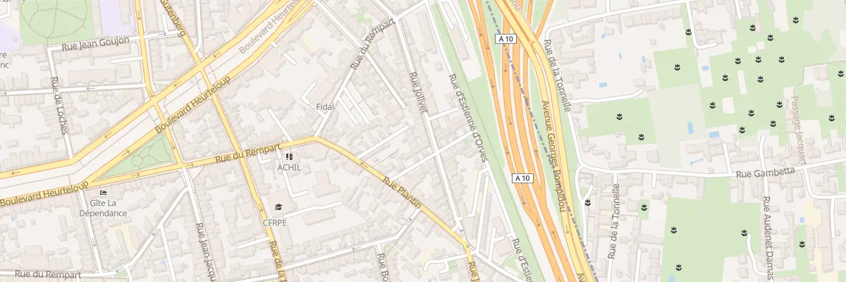Plan du 47 Rue Jolivet à Tours