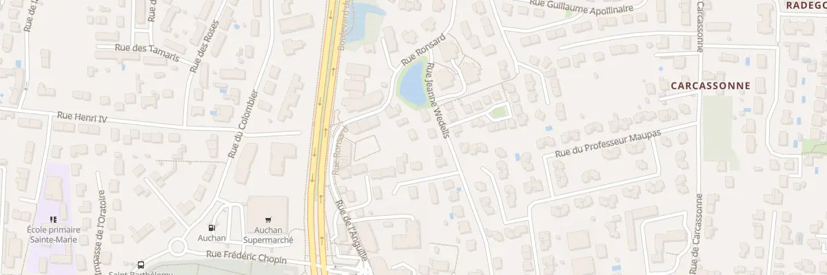 Plan du 124 Rue Jeanne Wedells à Tours