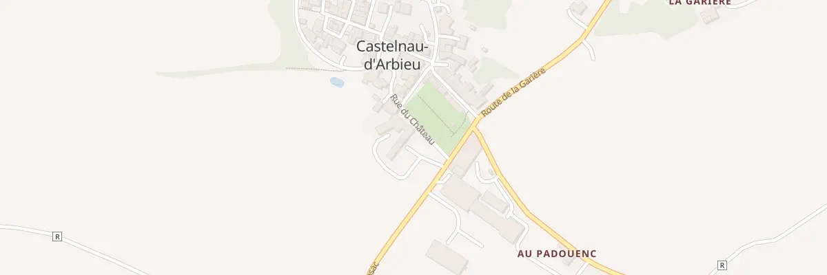 Plan du 5096 Au Village à Castelnau-d’Arbieu