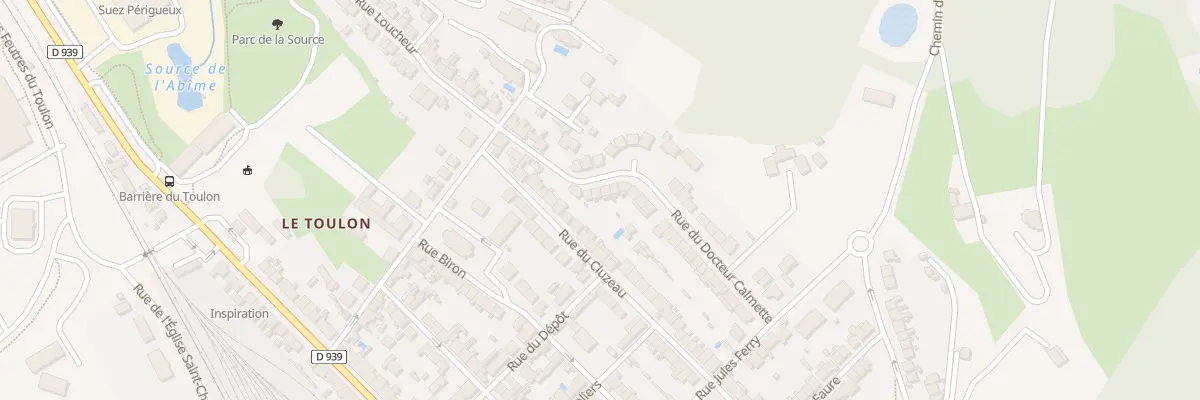 Plan du 41 Rue du Docteur Calmette à Périgueux