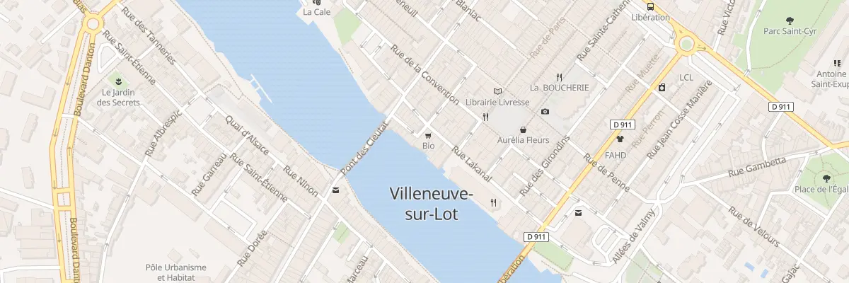 Plan du 2B Rue Notre Dame à Villeneuve-sur-Lot
