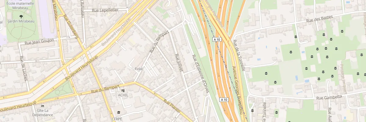Plan du 24B Rue Jolivet à Tours