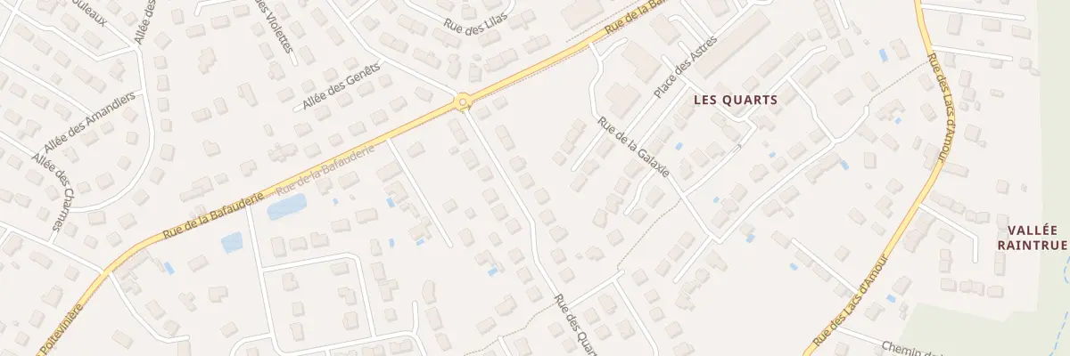 Plan du 8 Rue des Quarts à Montbazon