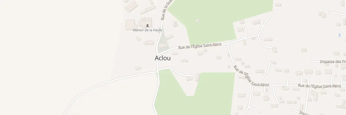 Plan du 21 Rue de l’Eglise à Aclou