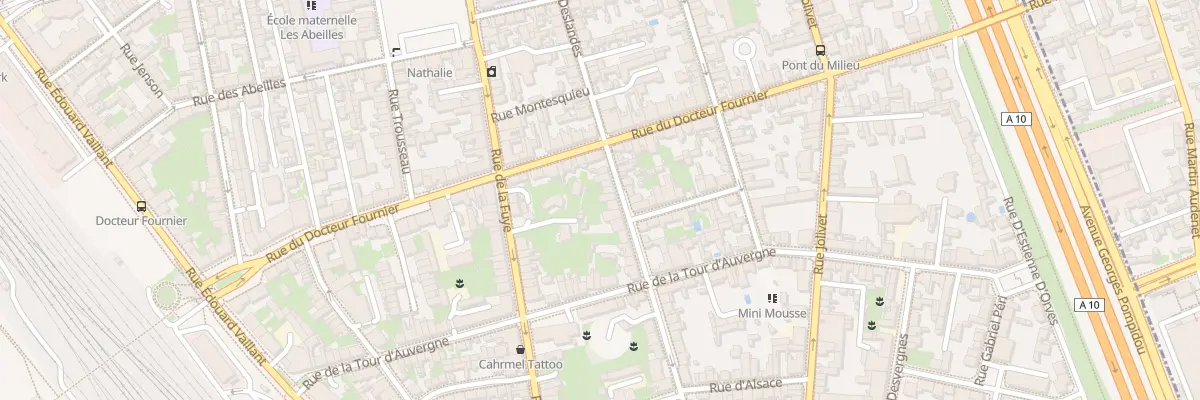 Plan du 51 Rue Deslandes à Tours