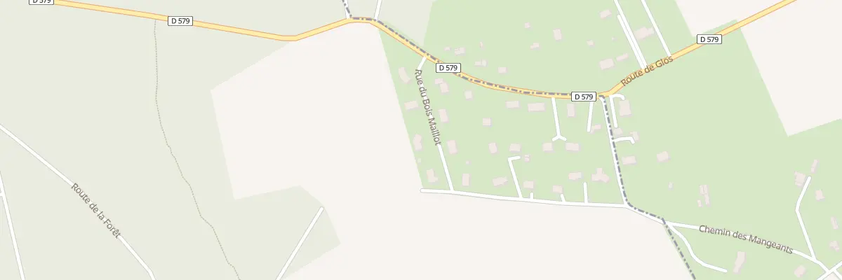 Plan du 6 Rue Bois du Maillot à Glos-sur-Risle