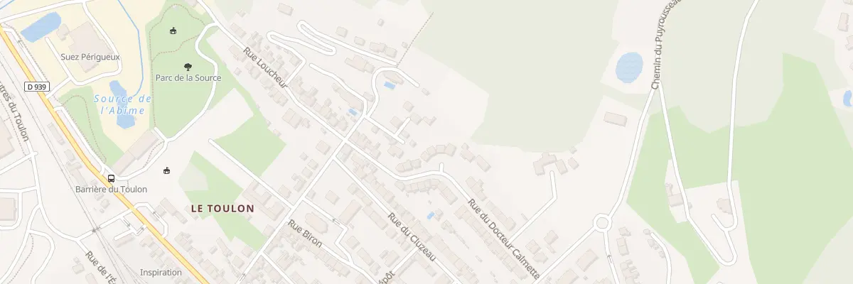 Plan du 36 Rue du Docteur Calmette à Périgueux