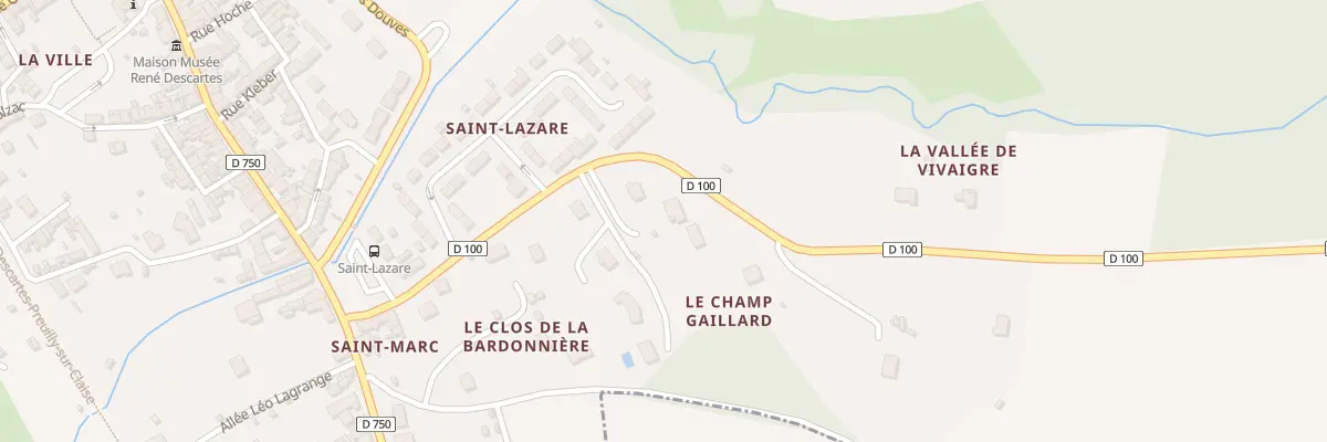 Plan du 12 Av de Neuilly à Descartes