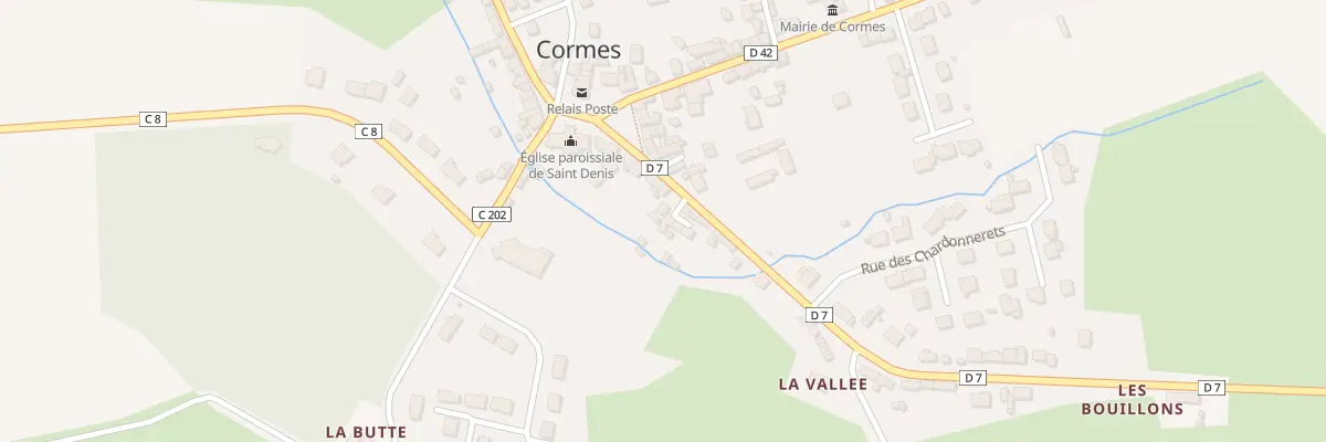 Plan du 6 Rue de Saint Segre à Cormes