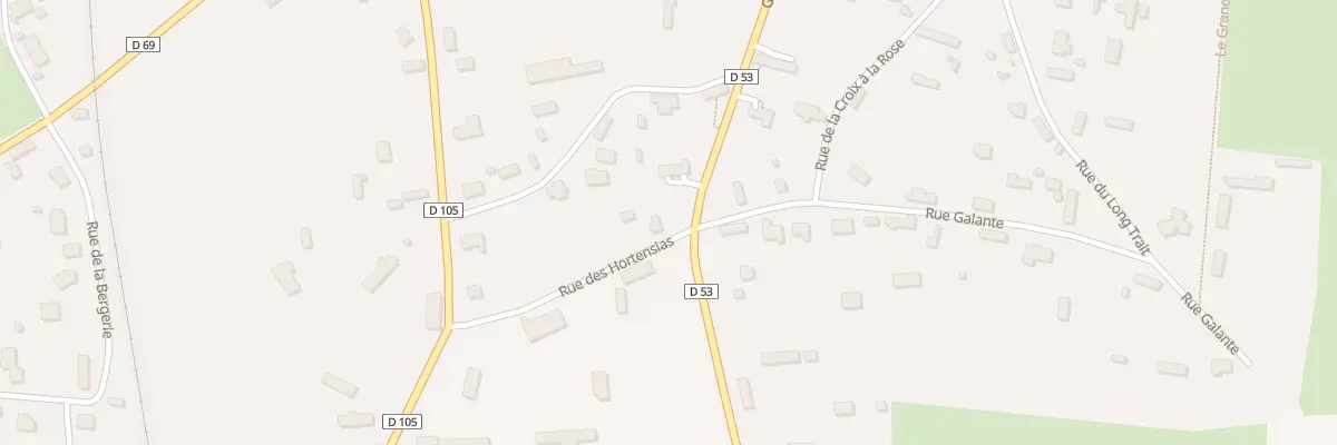 Plan du 2 Rue des Hortensias à Néville