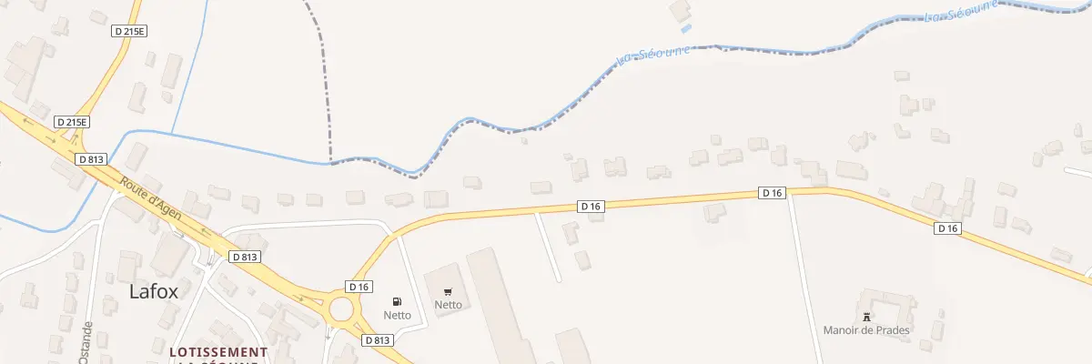 Plan du 329 Rte de Puymirol à Lafox