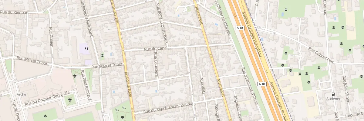 Plan du 9 Rue Legras à Tours