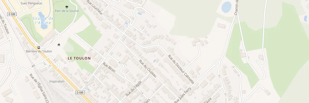 Plan du 37 Rue du Docteur Calmette à Périgueux