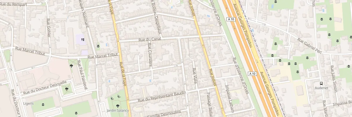 Plan du 17 Rue Legras à Tours