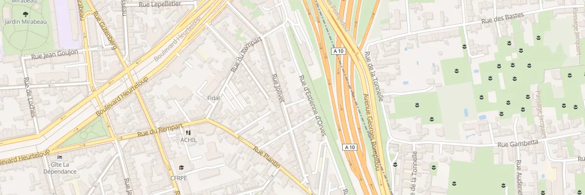Plan du 28 Rue Jolivet à Tours