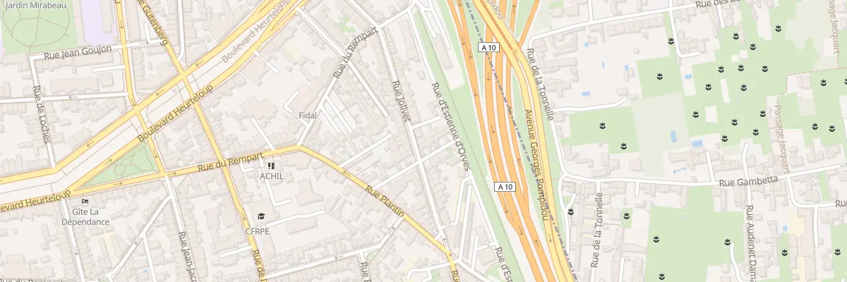 Plan du 32 Rue Jolivet à Tours