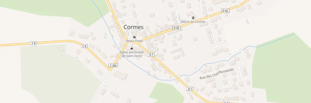 Plan du 3 Rue de Saint Segre à Cormes